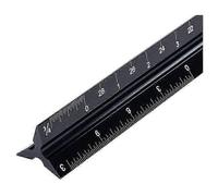 Règle D'architecte Triangulaire En Aluminium, Adaptée Aux Architectes Et Aux Étudiants