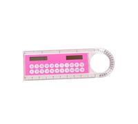 Règle de 10cm Calculatrice en Plastique Mini pour Garçon et Filles | Design Kawaii, Format Mince et Portable, Usage École ou Bureau, Calcul Simple au Quotidien Couleur Aléatoire