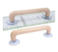 Règle de avec poignée à ventouse - Lot de 2 outils de , support adhésif robuste, accessoire de loisirs créatifs, broderie, Noël, fête, intérieur, maison, salle de hambre à