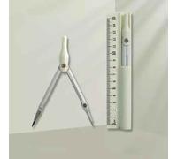 Règle De Boussole Avec Crayon,Dessin Multifonctionnel,Outils De Géométrie Mathématique,Accessoires Coréens,Fournitures De Proximité Kawaii,3 En 1 - Type Green