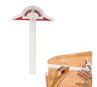 Règle de bricolage en papier - Règle à déchirer en papier pour travaux manuels - Règle droite en aluminium | Règle de menuisier avec recherche d'angle réglable, règle de bord pour menuiserie, herram