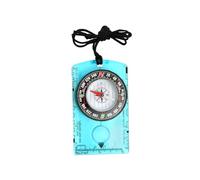 Règle de carte Loupe pour lecture de cartes avec lanière étanche Boussole de navigation multifonction avec règle Outil de navigation de randonnée