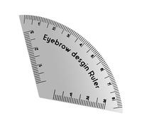 Règle de cartographie des sourcils - Correcteur de dessin des sourcils - Règle à sourcils multifonction pour femmes débutants - Outil de positionnement fixe portable en PVC | 8,2 x 4,3 cm | Guide