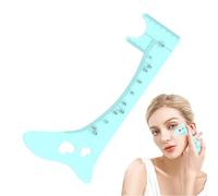 Règle de cartographie des sourcils, guide de dessin des sourcils | Modèle de cartographie de maquillage des sourcils en silicone,Outil de guide de maquillage, règle de positionnement des sourcils, out