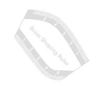 Règle De Cartographie Des Sourcils - Jauge Précise Et Réutilisable Pour Le Formage,Pochoirs De Mesure Pour Le Design Des Sourcils,Pour Usage Professionnel, Maison, Voyage, Maquillage