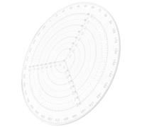 Règle de Centrage Circulaire, Outil de Mesure et Dessin de Cercles, Taille