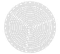 Règle de centrage, compas rond en plastique transparent pour le travail du bois, 8 pouces, pour le traçage de cercles, le tournage et les tournages sur bois. Compas centrage pour le travail du