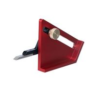 Règle de centrage professionnelle de la hauteur de la scie à table - Guide médian - Jauge de profondeur - Outil de mesure d'alignement précis pour le travail du bois
