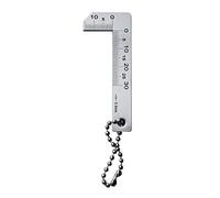 Règle de chanfrein en acier inoxydable 0-30 mm graduation biseautée 0 5 mm précision 0 25 mm pied à coulisse chanfrein pour le traitement du verre
