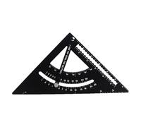 Règle de Charpentier - Rapporteur d'Angle en d'Aluminium de Précision,Règle Triangle Pour Mise En Place D'Angle Droit | Pour Meubles Armoires Disposition De Carrelage Encadrement De Photos Bricolage