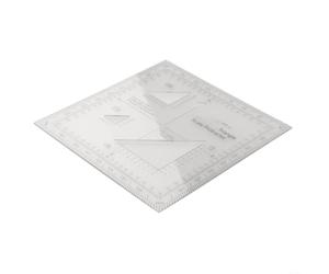 Règle de coordonnées géographique MGRS USNG 1:25k Règle de carte transparente en plastique léger robuste règle de navigation terrestre pour aventure en plein air camping échelle de carte Règle 1:25k 1