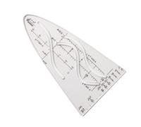Règle de cosinus de pochoir parabolique mathématique pour enseignant, modèle parabolique de règle de parabole d ' étudiant pour les fonctions mathématiques Pochoirs de courbes mathématiques