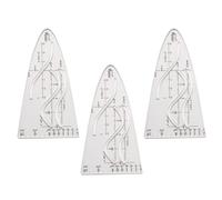 Règle de cosinus Modèle d ' échelle d ' outil mathématique précis pour le dessin Pochoir parabolique Règle de cosinus Géométrie avancée avec pochoir parabolique pour la recherche universitaire