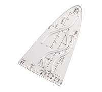 Règle de cosinus Règle de parabole dotée d ' une poignée anti-fatigue pour une utilisation prolongée dans les cours de calcul et les études techniques de mathématiques en plastique