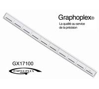 Règle De Coupe Bord Acier Anti-Glisse Quadrillée 100cm