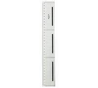 Règle de coupe bord acier antiglisse quadrillée 30cm