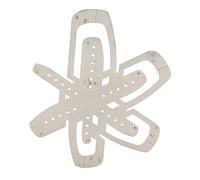 Règle de coupe d'angle en cuir, modèle de coupe en cuir moins l, artisanat du cuir, règle de modèle d'extrémité de sangle pour sacs, ceintures, bracelets de montre