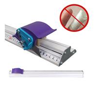 Règle de coupe manuelle en Pvc, panneau Kt de 50cm, alliage d'aluminium, positionnement antidérapant, règle de coupe, piste de coupe, outils pour le travail du bois 50CM