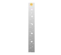 Règle de courbe de croissance en hauteur, courbe de croissance pour,Règle de miroir acrylique de mesure de hauteur - Décoration murale, miroir complet avec ruban adhésif pour salle de jeux et crèche