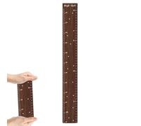 Règle De Courbe De Croissance - Matériau En Bois, Suivi De La Hauteur Mural, Mesure De La Pièce Créative, 120 Cm De Long | Pour Chambre À Coucher, Salle De Jeux, Zone D'étude, Croissance Des Jeunes, O