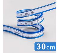 Règle De Courbe Flexible En Plastique Serpentine,Outil De Dessin De Proximité,Anglais Et Meaccelerscale Instagram,Fournitures Scolaires Et De Bureau,30/40/50/60cm - Type 30cm