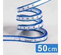 Règle De Courbe Flexible En Plastique Serpentine,Outil De Dessin De Proximité,Anglais Et Meaccelerscale Instagram,Fournitures Scolaires Et De Bureau,30/40/50/60cm - Type 50cm