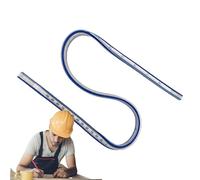 Règle de courbe flexible - PVC 11,81x0,39 pouces | Règle flexible en forme de serpent : outil de mesure de dessin, ingénierie artisanale multifonction et conception architecton