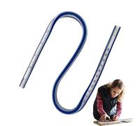 Règle de courbe flexible - PVC 11,81x0,39 pouces | Règle flexible en forme de serpent : outil de mesure de dessin, ingénierie artisanale multifonction et conception architecton
