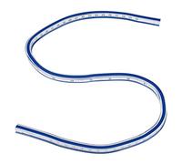 Règle de courbe flexible, règle de couture de dessin règle de courbe règle pliable modèle de courbe flexible règle flexible pour l'ingénierie[60cm]Mètres à ruban
