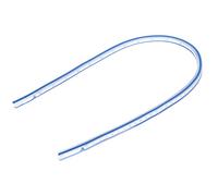 Règle de courbe flexible Yizisecce, pour le dessin et la couture, outil de mesure doux à l'échelle métrique, matériau plastique durable, conception flexible pour des mesures (Règle serpentine 60 cm)