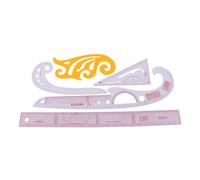 Règle De Courbe Française Pour Coutture 5 Pièces/Ensemble, Kit De Règle De Mesure, Tailleur, Modèle De Dessin, Couture Artisanale, Plastique, Patchwork, En Vogue