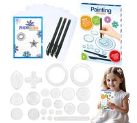 Règle de courbe pour la fabrication de motifs, modèles de dessin en | 28x souverain géométrique multifonctionnel - Modèle d'art créatif draflate des étudiants