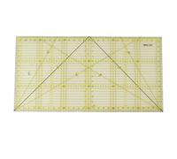 Règle de courtepointe en acrylique, règle de couture précise, règle de courtepointe transparente pour couture, mesure et patchwork, 15 x 30 cm