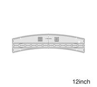 Règle de courtepointe ondulée pour un matelassage efficace Créez de beaux designs avec