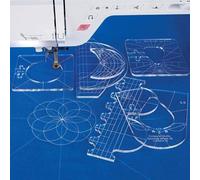 Règle De Courtepointe Pour Patchwork, Outils De Courtepointe, Ensemble De Modèles, Vêtements De Bricolage, Fournitures De Couture, Règle De Courtepointe, Outil De Pochoir De Couture 6 Pièces