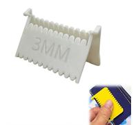 Règle de couture à clipser, verrou de point à la main et jauge de couture pour points uniformes, modèles de matelassage avec espacement de 2 mm, 3 mm, 4 mm, outil de couture pour accessoires de