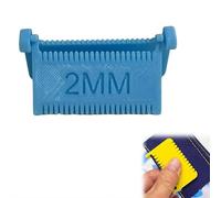 Règle de couture à clipser, verrou de point et jauge de couture pour points uniformes, modèles de matelassage avec espacement de 2 mm, 3 mm, 4 mm pour patchwork, réparation et broderie