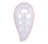 Règle de couture en plastique Règle Multi-fonction Vêtements de vêtements de conception pour concevoir, dessiner et coudre des vêtements ménage