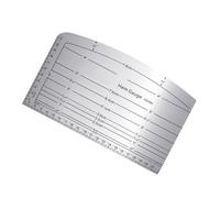 Règle de couture ergonomique fabriquée à partir d'aluminium de qualité aéronautique pour une longue durée de vie