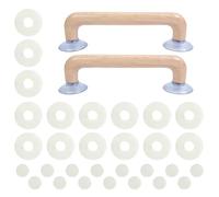 Règle de couture multifonctionnelle, manche en bois avec ventouses pour la mesure du Quilting, coupe de tissu, vêtements, couture, outil multiple