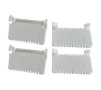 Règle de de bord, outil d'ourlage des doigts, 4 modèles avec coutures uniformes, guide de matelassage durable, aide à l'artisanat du tissu avec un design précis, accessoire de décoration de