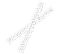 Règle de déchirure en métal d artisanat pour la mesure le dessin coupe papier à et les projets DIY scrapbooking génie civil l architecture école bureau