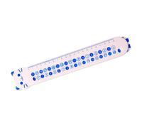 Règle de décomposition des opérations mathématiques éducatives Règle de mesure en plastique ABS pour les d ' âge préscolaire Apprentissage des élèves Mathématiques double face pour outil de en