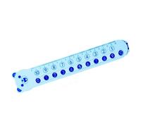 Règle de décomposition des opérations mathématiques éducatives Règle de mesure en plastique ABS pour les d ' âge préscolaire Apprentissage des élèves Mathématiques double face pour outil de en