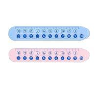 Règle de décomposition numérique additive de diapositives pour la maison, l'école, les nombres, les jouets, les mathématiques, calculatrice numérique d'addition et de soustraction