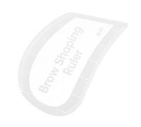 Règle de Design de Sourcils en Plastique Courbe pour Symétrie | Guide de Mesure 2, 36x1, 38 Po, Usage Studio et Services Mobiles, pour Débutants et Techniciens