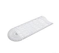 Règle de dessin de scène de circulation pour enquête d'accident, plastique transparent avec échelle précise et marquages clairs