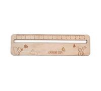 Règle de dessin en bois pour enfant, étudiant, lecture, dessin, mesure des enfants, apprentissage de Noël