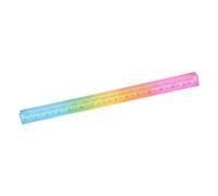 Règle de dessin géométrique avec échelle de 30 cm, règle droite dégradée transparente pour les tâches d ' étude, mesure de bureau et travail de conception, guide de rédaction scolaire métrique, bureau