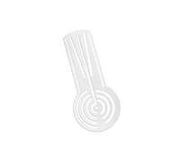 Règle de dessin géométrique multifonction en acrylique transparent - Pochoir de dessin géométrique pour artistes, étudiants, croquis, gribouillages